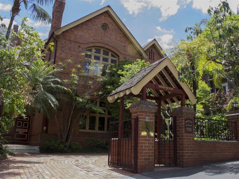Hotel Simpsons Of Potts Point Sídney Exterior foto