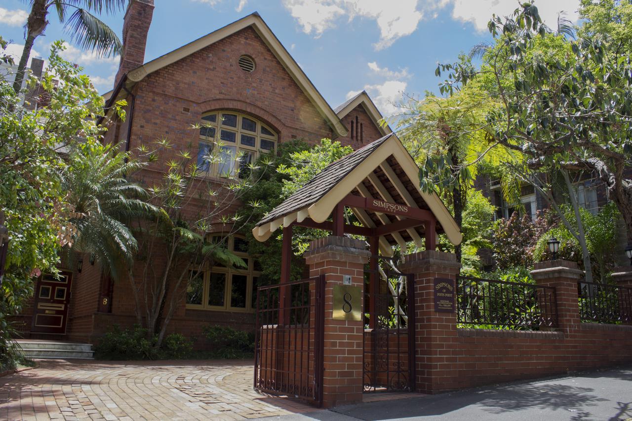 Hotel Simpsons Of Potts Point Sídney Exterior foto